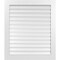 Ekena Millwork Vertical Surface Mount PVC Gable Vent: Functional, w/ 3-1/2"W x 1"P Standard Frame, 36"W x 42"H GVPVE36X4201SF - alternate 1